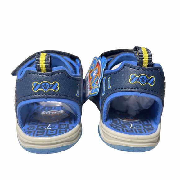 Nickelodeon Paw Patrol Closed Toe Sandals NEW Size 7 Flashing Lights! Toddler - Picture 9 of 13